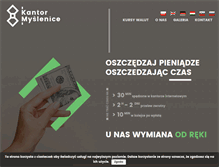 Tablet Screenshot of kantormyslenice.pl